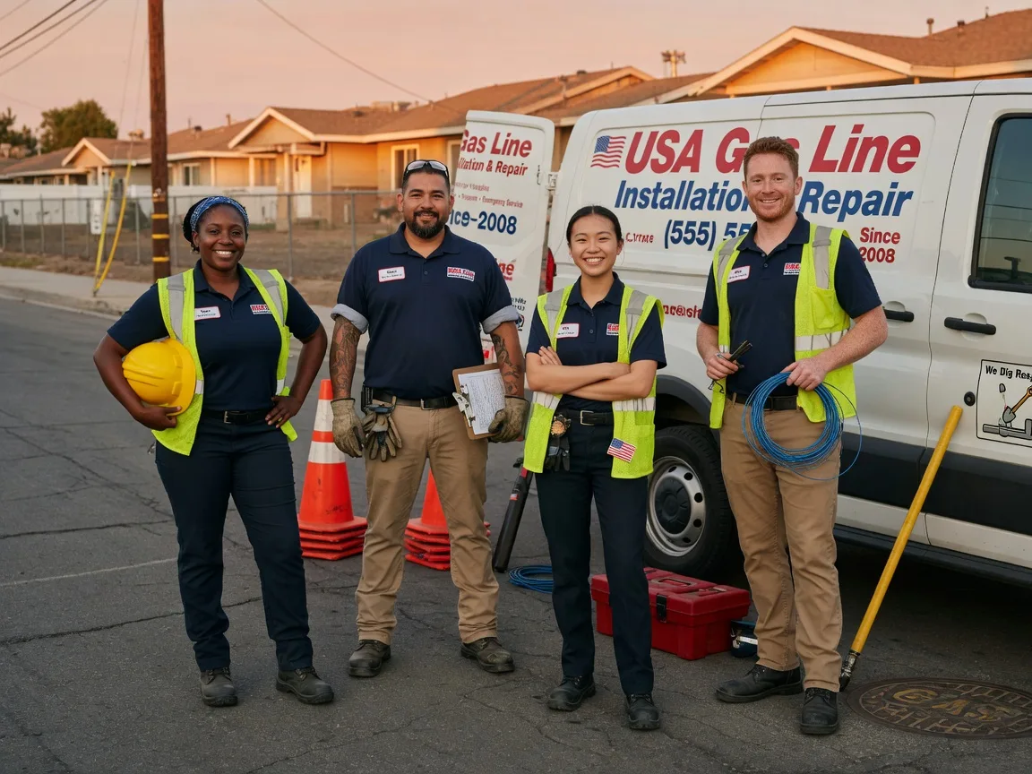 Gas Line Installation company in Choudrant, LA